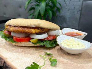 Homemade Chicken Burger