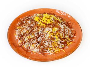 Reshteh Polo (Noodle rice)